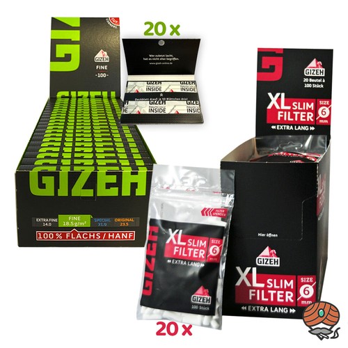 Gizeh slim filter extra - xl,