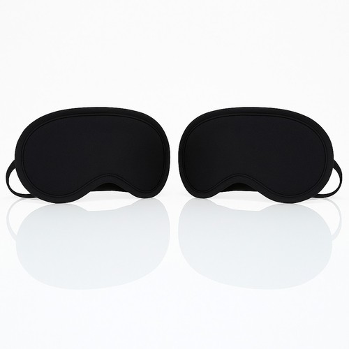 Schlafmaske schlafbrille - 2x,