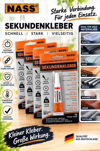 Sekundenkleber extra stark - , 4